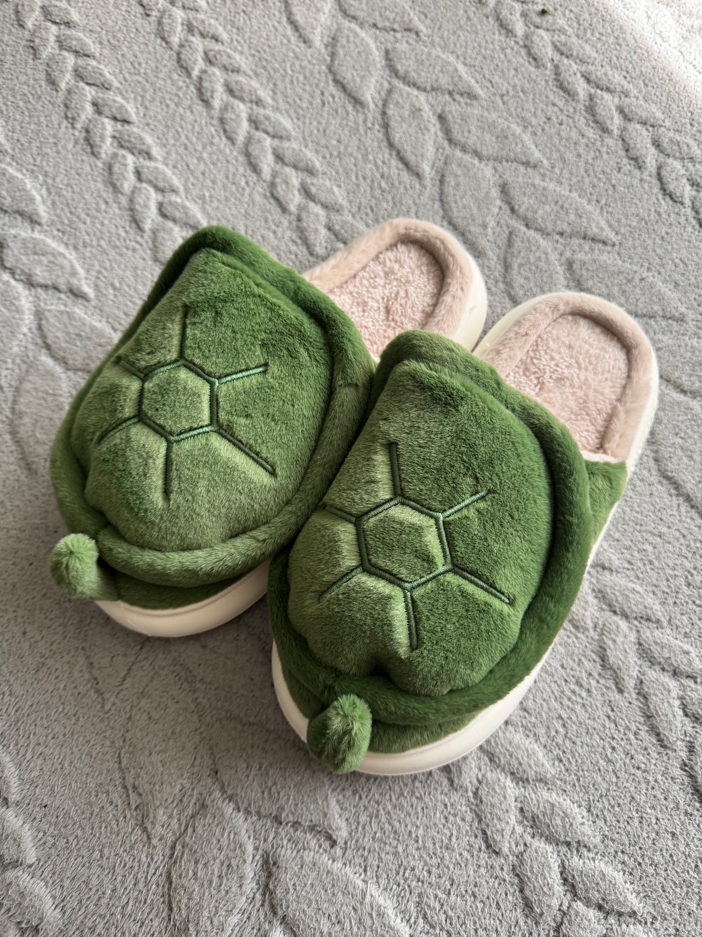 Turti™ -  Green Shell Slippers