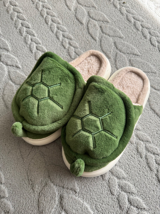 Turti™ -  Green Shell Slippers
